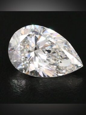 5.00 CT IGI Certified Lab Grown Pear Diamond – F Color VS1 Clarity